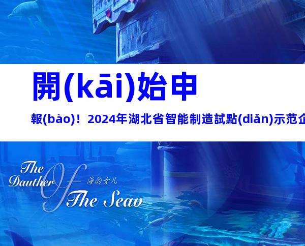 開(kāi)始申報(bào)！2024年湖北省智能制造試點(diǎn)示范企業(yè)申報(bào)條件、要素及申報(bào)時(shí)間