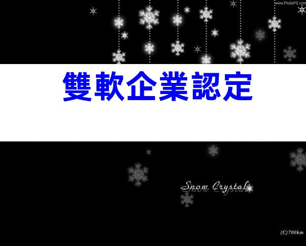 雙軟企業認定